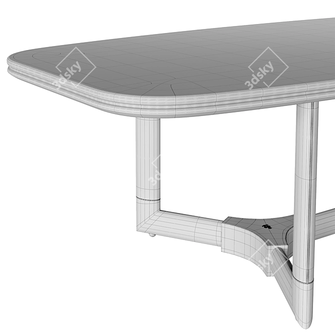 Luxury Marble Dining Table by Visionnaire 3D model image 6