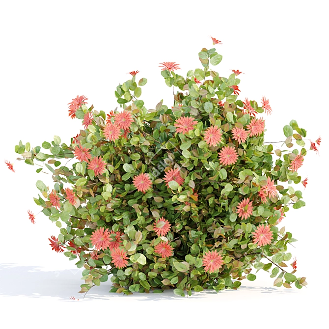  Blooming Bushes Pack Vol. 108 3D model image 3