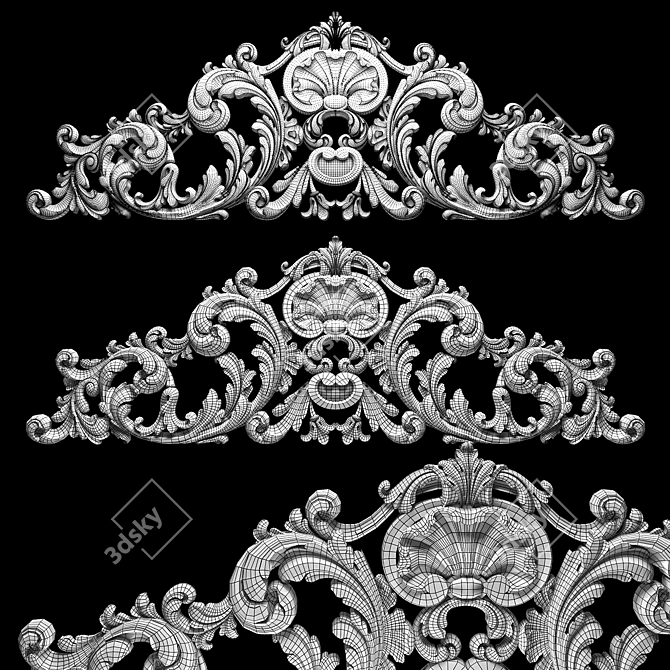 CNC Wood Decor Model Files 3D model image 3