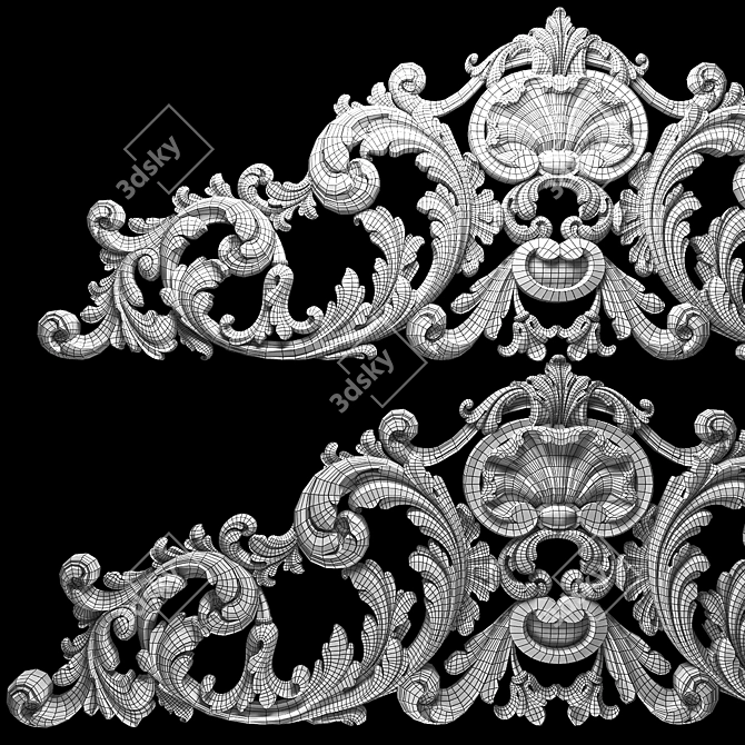 CNC Wood Decor Model Files 3D model image 4