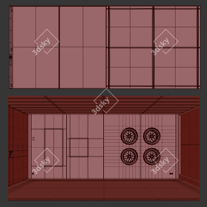 Premium Auto Shelter 3Ds Max 3D model image 6