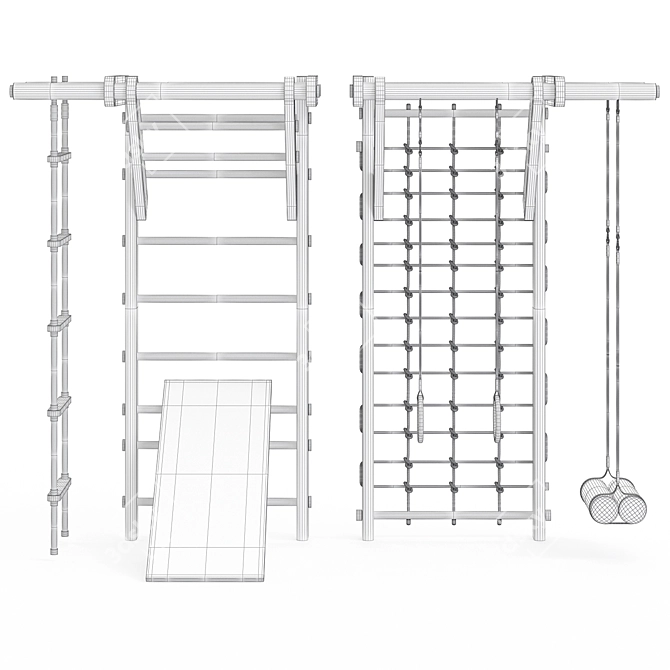 Adventure Playground 3D Model Kit 3D model image 4