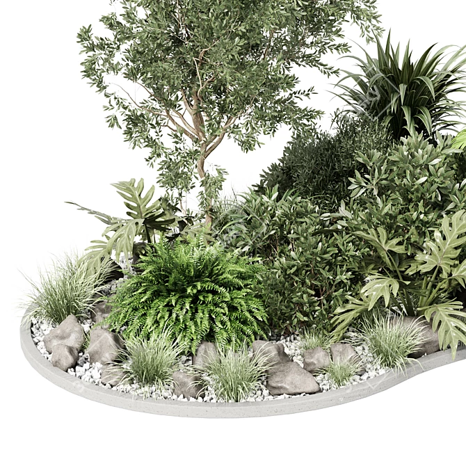 Garden 110 Plant Tree Collection 3D model image 3