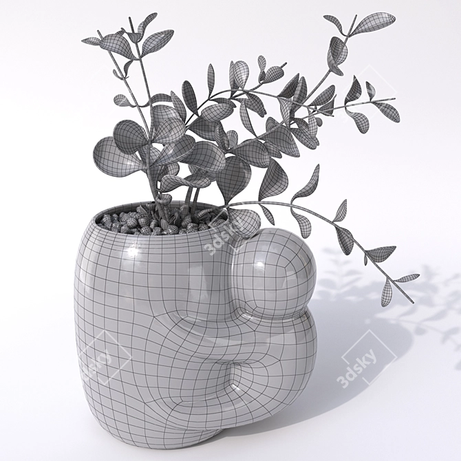  Modern Vase Design Set 3D model image 4