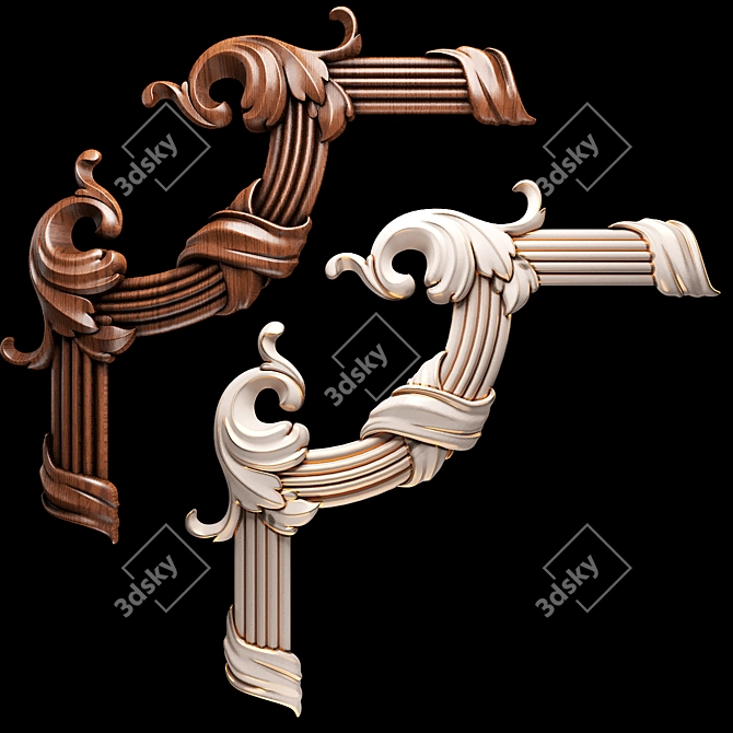 CNC Woodcarving Model Files Bundle 3D model image 1