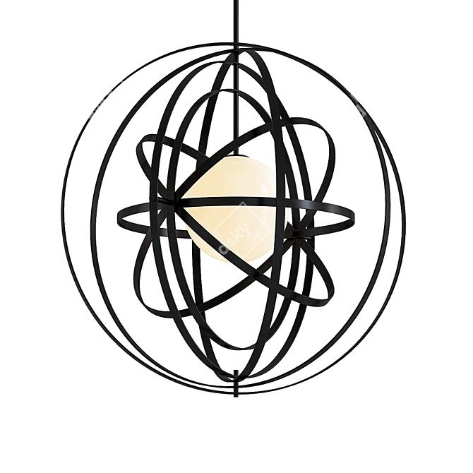 Unique Atlas Pendant Design 3D model image 1