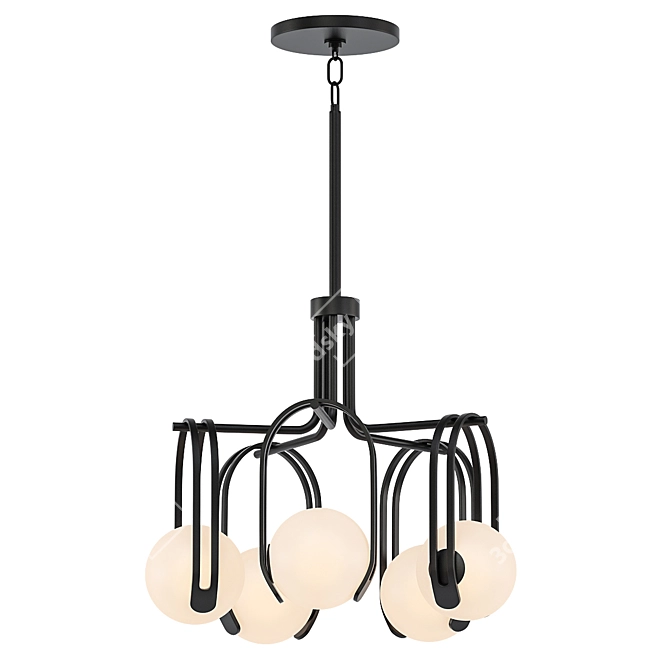 Kohler Kraga 5-Light Chandelier 3D model image 1