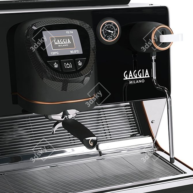 Gaggia La Reale 3-Group Machine 3D model image 3