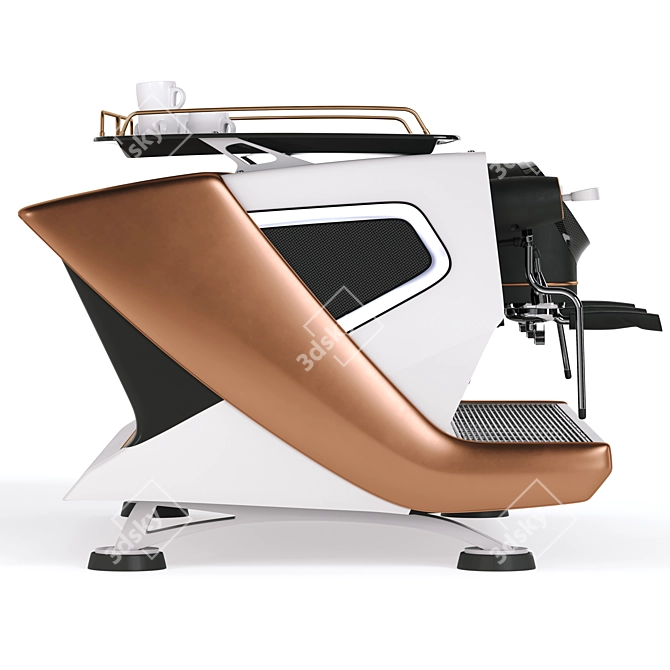 Gaggia La Reale 3-Group Machine 3D model image 7