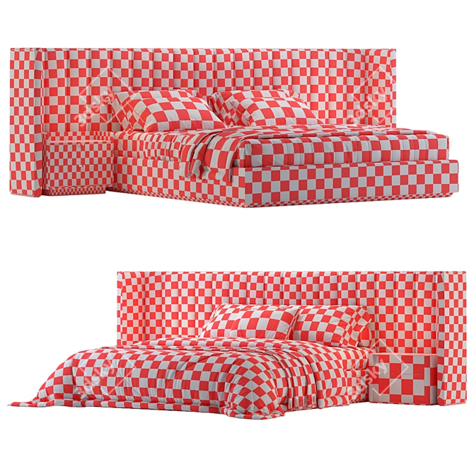 Provence Bed Set 3D Models 3D model image 6