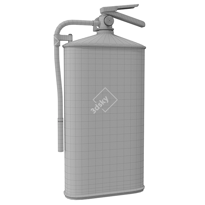 Versatile 3D Fire Extinguisher Model 3D model image 3