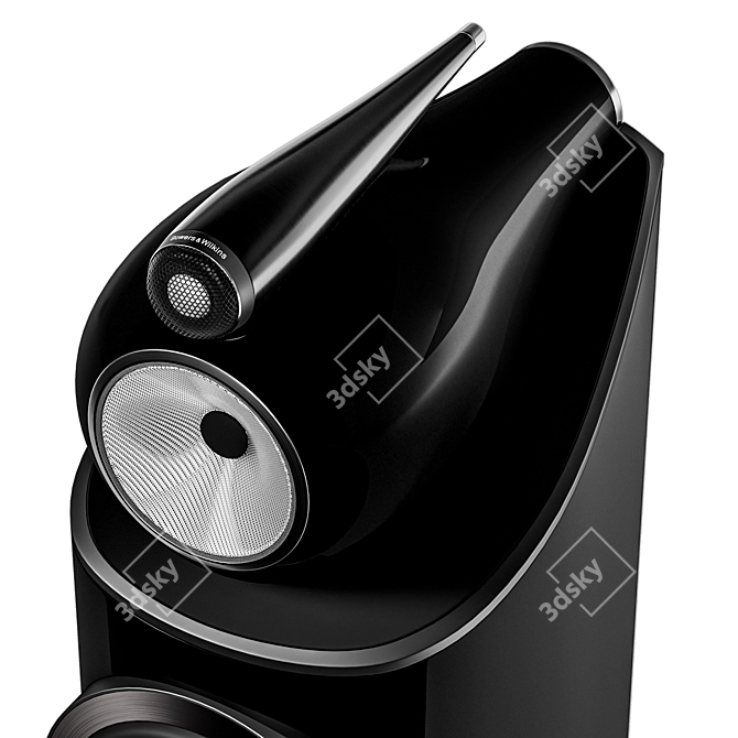 Immersive Sound Tower Speaker 3D model image 3