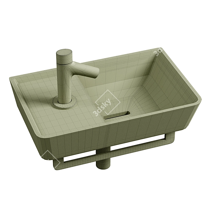 Jacob Delafon Reve E4805 Sink 3D model image 2