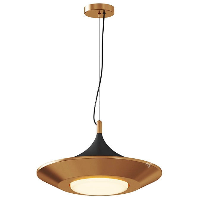 Modern D 50 cm Pendant 3D model image 2