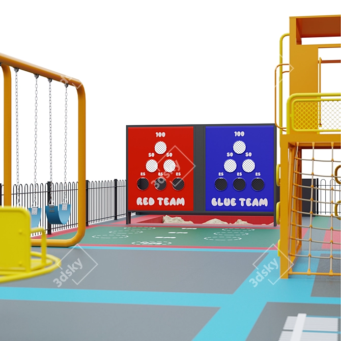 Versatile Kids Playground: 3900x3900mm 3D model image 5