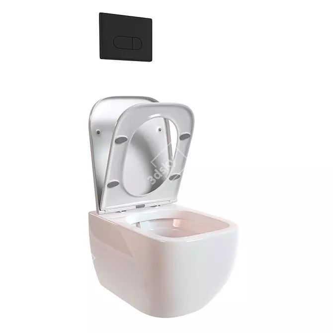 LAVINIA BOHO One Rimless Toilet 3D model image 1