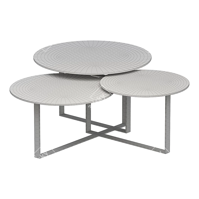 Modern Gergo Coffee Table 3D model image 2