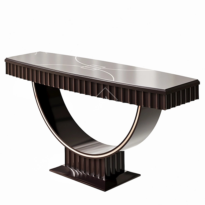 Herringbone Decor Console Art. 7033 3D model image 1