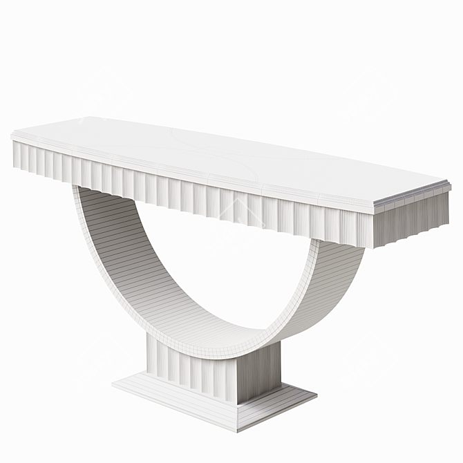 Herringbone Decor Console Art. 7033 3D model image 2