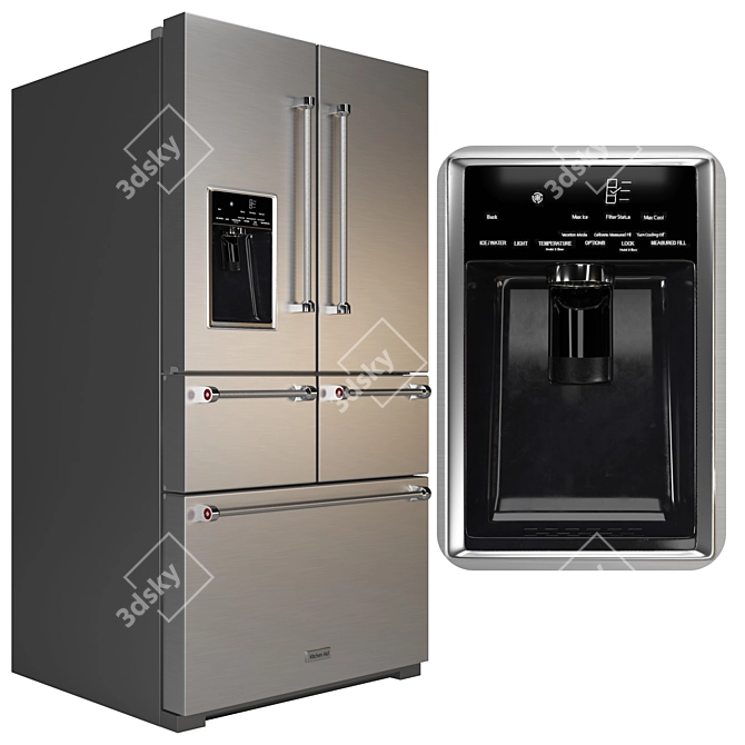 KitchenAid Appliance Set: Complete Kitchen Ensemble 3D model image 6