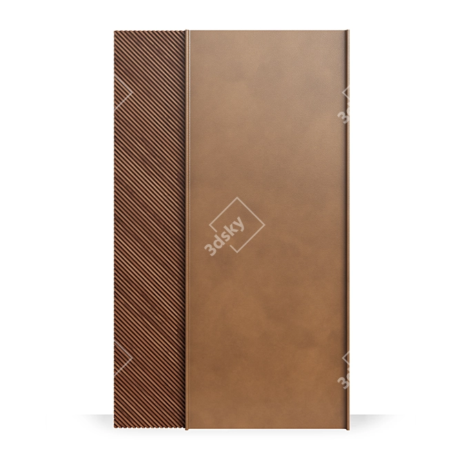 FIFTYFOURMS Miel Leather Wall Panels 3D model image 1