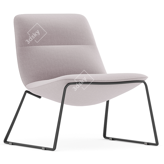 Modern Lounge Chair Furniture Design 3D model image 1