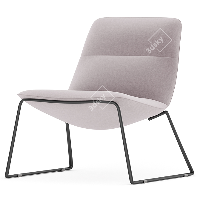 Modern Lounge Chair Furniture Design 3D model image 2