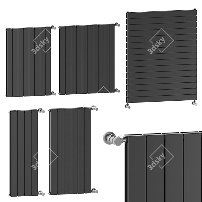 Italian Sand Collection Radiators 3D model image 5