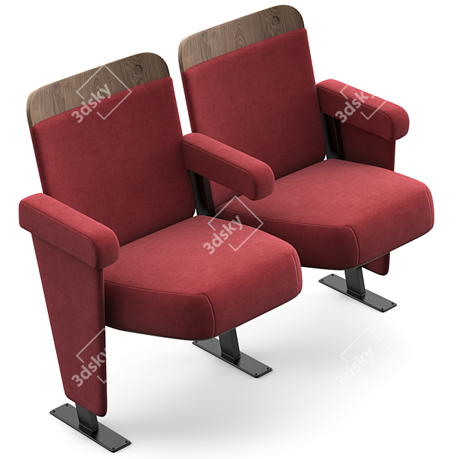 Evertaut Auditorium Seating Chair 3D model image 3