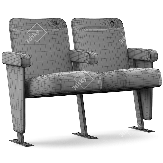 Evertaut Auditorium Seating Chair 3D model image 7