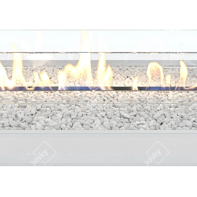 Modern Bio-O-Fire Bio Fireplaces 3D model image 4