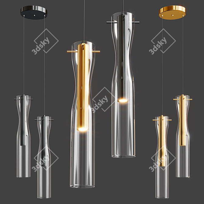 Modern Design Lamp Collection Mani 3D model image 1