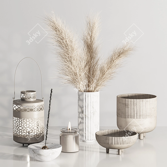 High-Quality Decor Set for 3D Renderings 3D model image 1