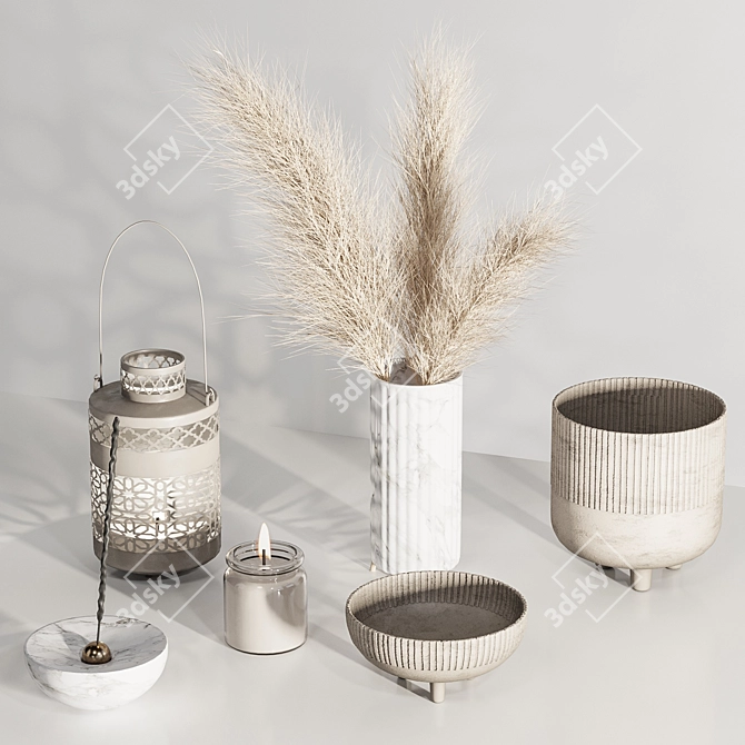 High-Quality Decor Set for 3D Renderings 3D model image 2