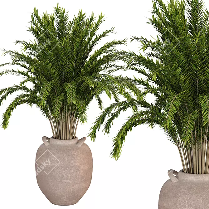 High-Quality Indoor Plants Collection 3D model image 5