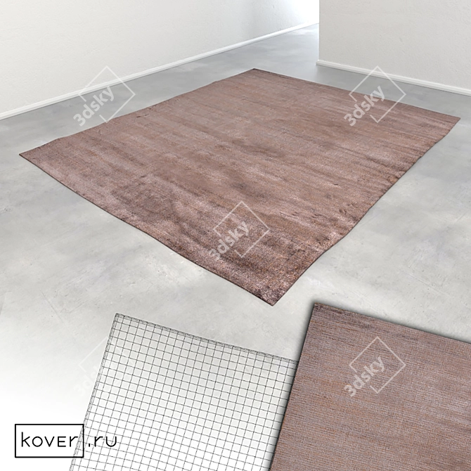 Modern Plain Art de Vivre Rugs 3D model image 3