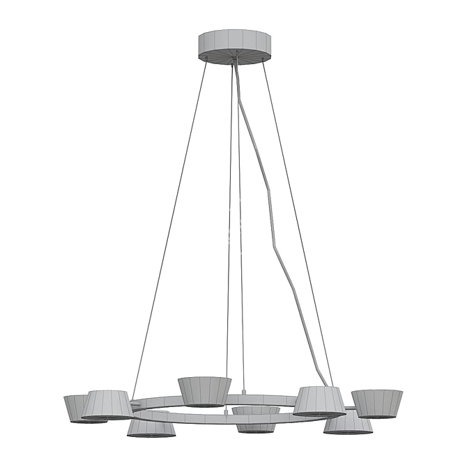  Stylish OLO Pendant Light 3D model image 2