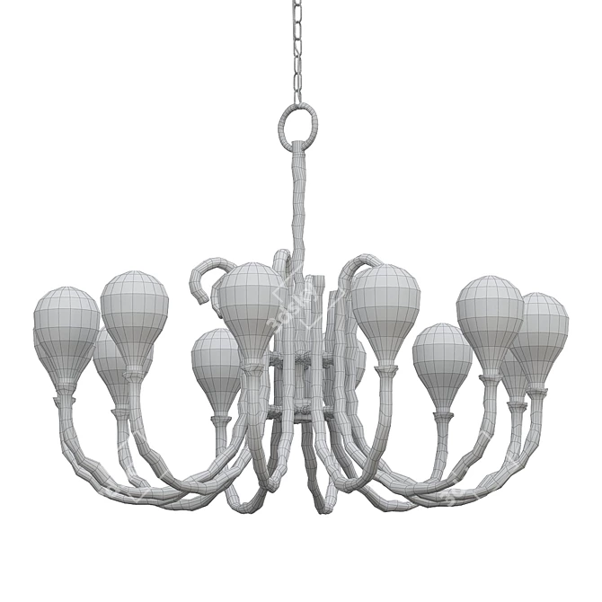 Stunning Das Pop Chandelier 18917 3D model image 2