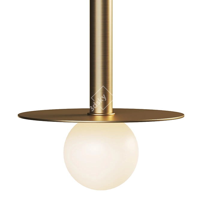 Modern Eclectic Nodes Pendant Light 3D model image 2