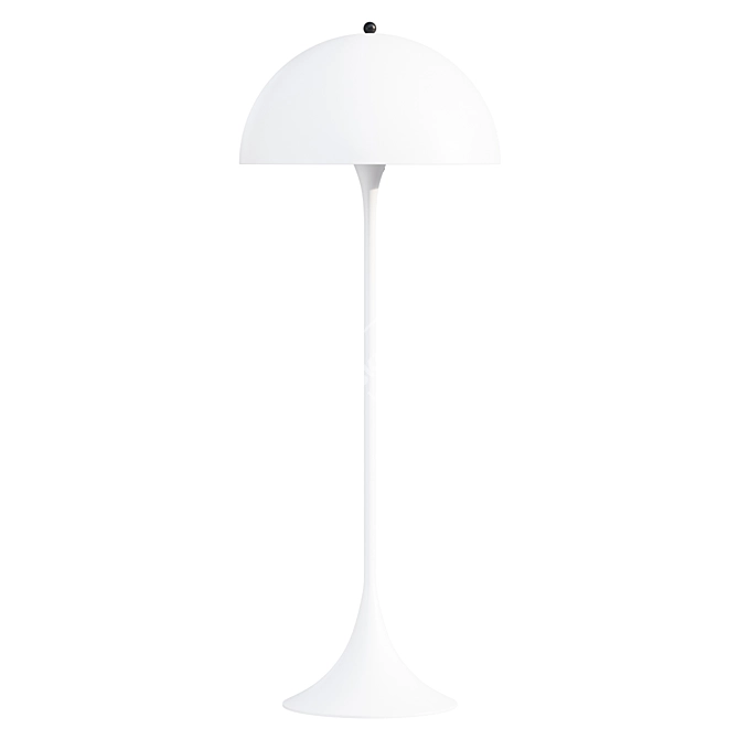 Verner Panton Design Floor Lamp 3D model image 1