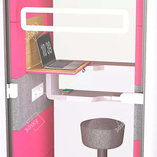 Executive Privacy Booth - HushPhone 3D model image 7