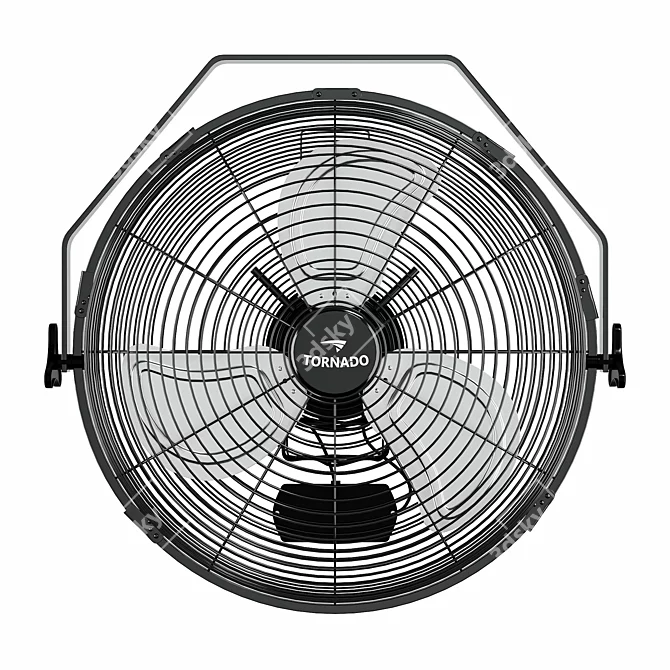  Tornado Wall Mount Fan 3D model image 2