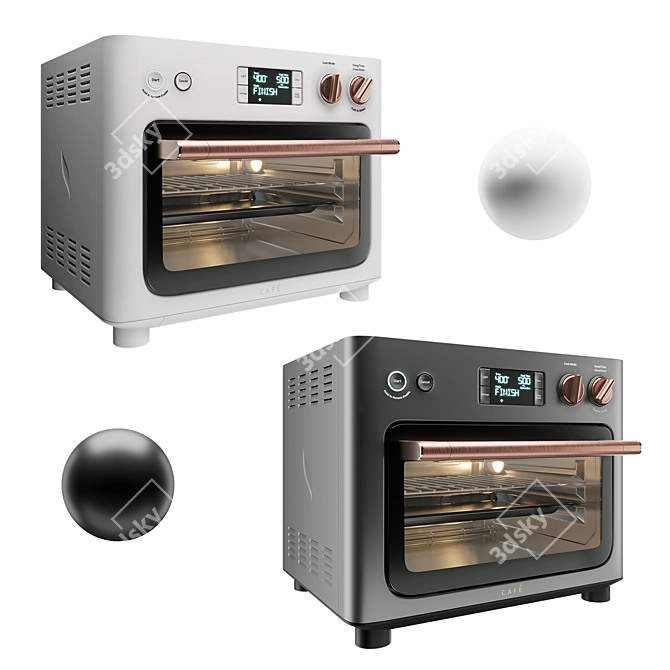 Café Couture Air Fryer Oven 3D model image 3