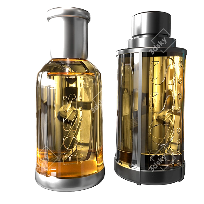 Luxury Perfume Set: 42 Bottles 3D model image 4