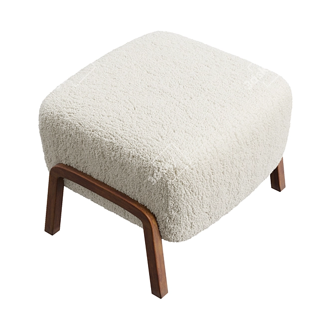 Elegant &Tradition Wulff Pouf 3D model image 5