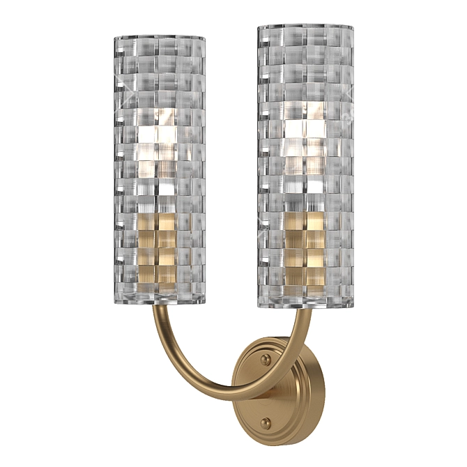 Elegant Empire Wall Sconce 3D model image 6