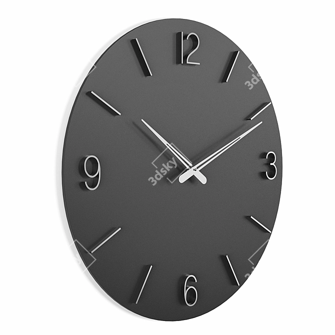 KARE Oscar Wall Clock: Dual Colors 3D model image 2