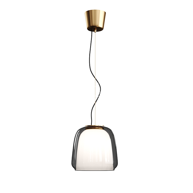 Evedal Pendant Lamp - Corona-Ready, Translucent Glass 3D model image 4