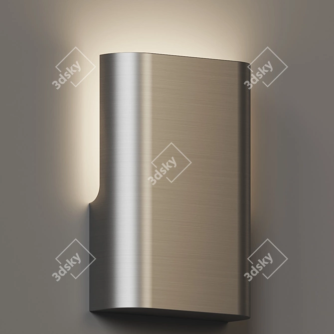 Modern LED Wall Sconce Light 3D model image 2