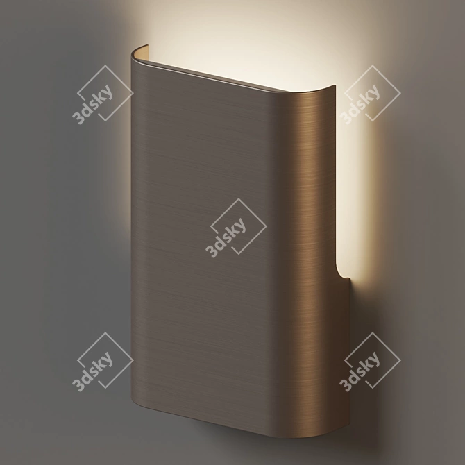 Modern LED Wall Sconce Light 3D model image 3